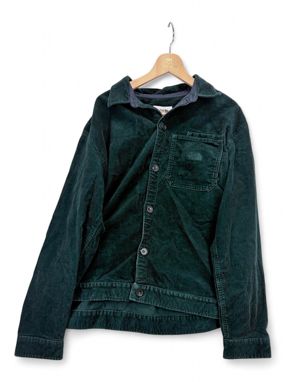 The North Face Men's Green Corduroy Shirt Jacket L